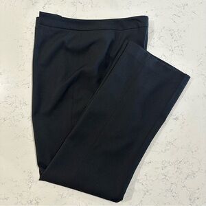 Kasper Lined Dress Pants Tab-Waist Black – Size 14